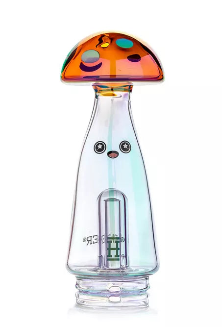 Puffco Peak Glass & Puffco Peak Pro Glass – Trippy Shroom Glass Top by HEMPER