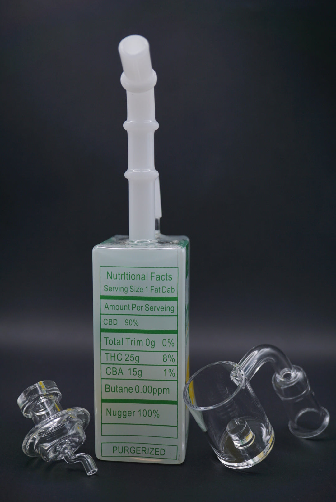 Terpicana Juice Dab Rig de Vidrio – con Banger & Carb Cap
