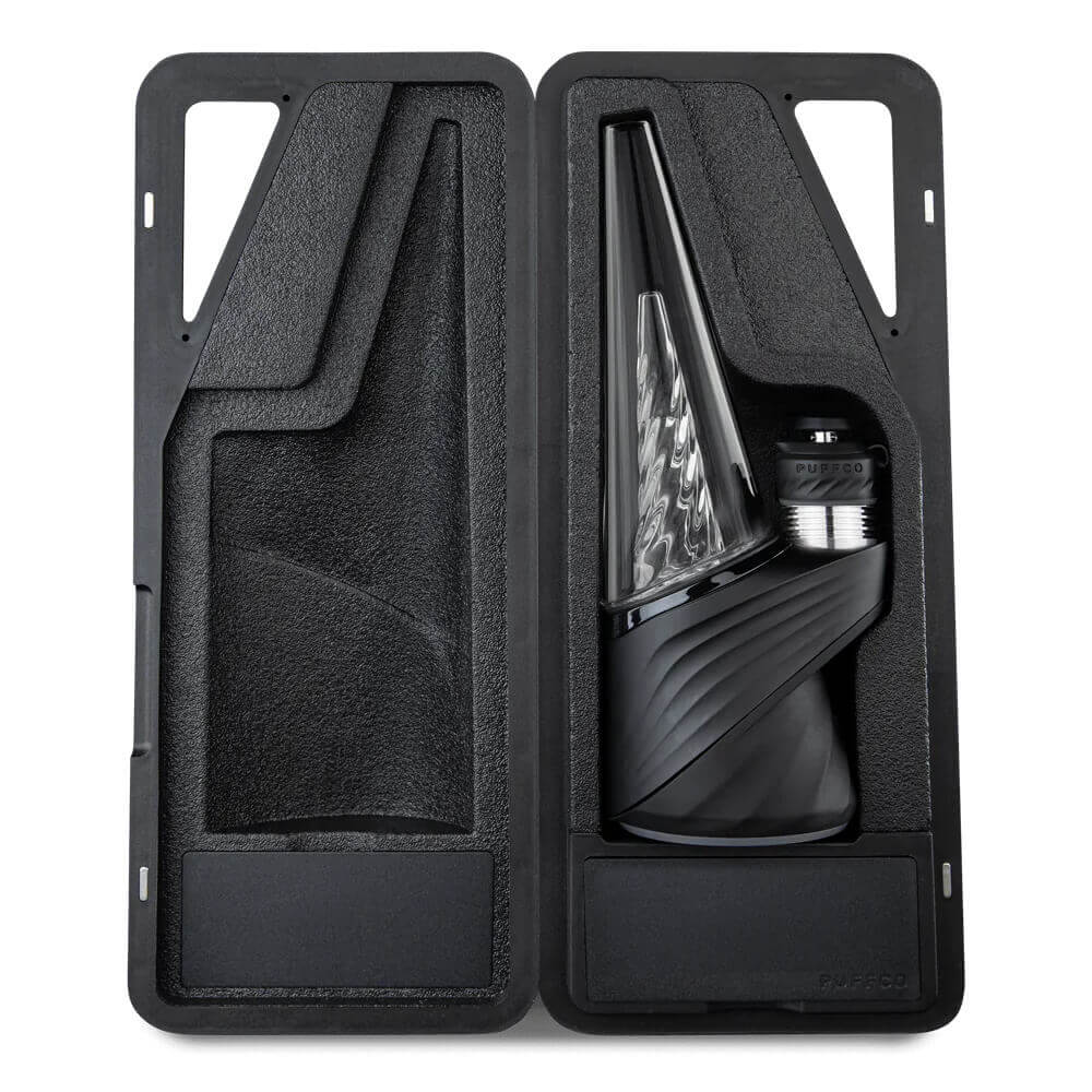 Puffco New Peak Pro 3D XL in der Farbe Onyx mit Transportkoffer