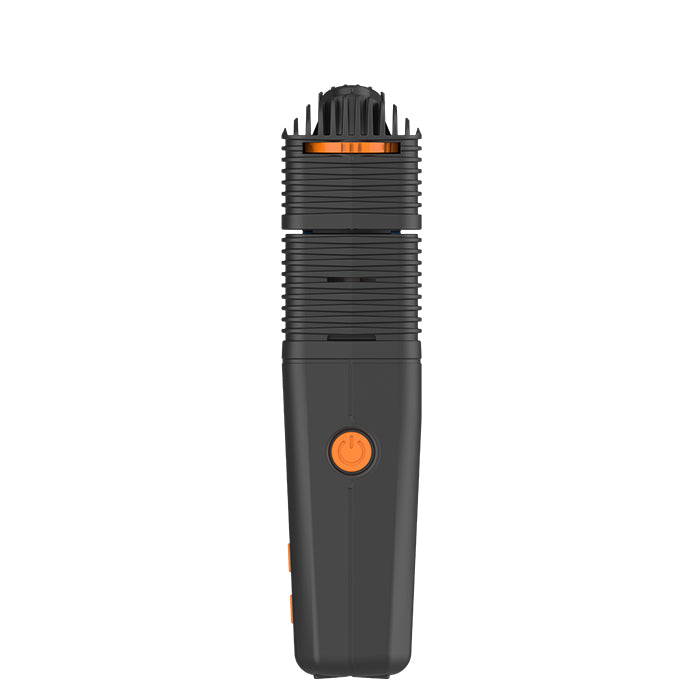 Vaporizer Venty von Storz und Bickel in Seitenansicht vom Powerknopf
