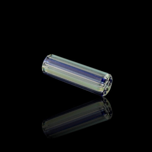 Blazing Blue Glass Lunar Echo collector glass tip with sapphire blue accents