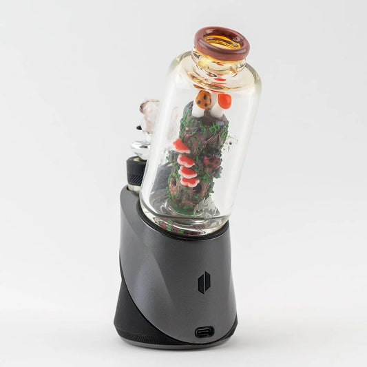 Puffco Peak Glas im Walddesign von hinten