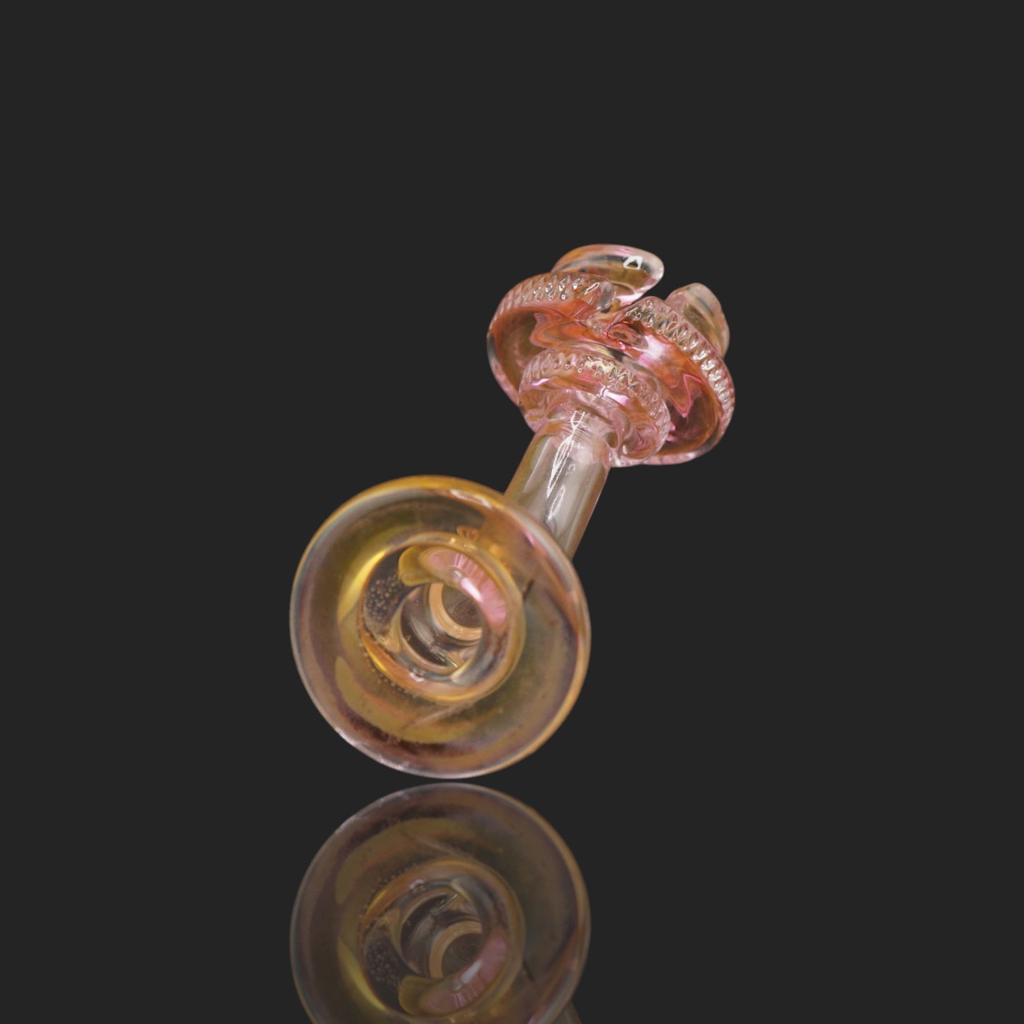 Glass by Yeti Sunset Puffco Pivot glass mouthpiece made from borosilicate glass