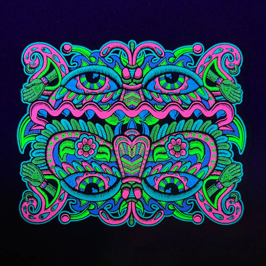 Marimosca moodmat with UV reactive screen print by chris_dyer