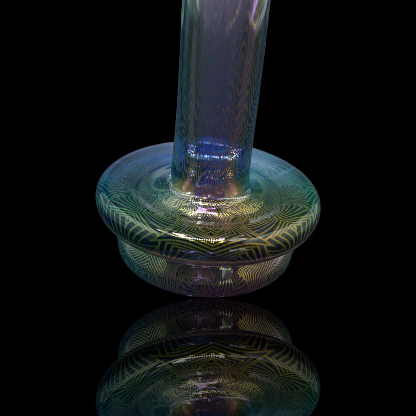 Puffco Peak glass dry top linework design handmade glass attachment