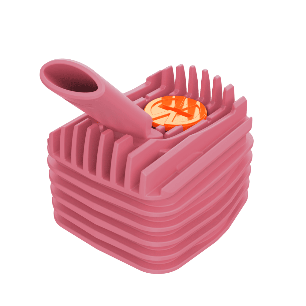 Storz & Bickel Veazy Kühleinheit als originale Cooling Unit in Charming Pink