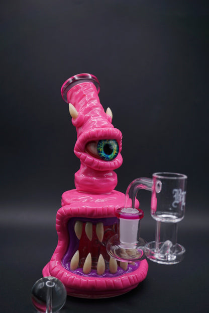 Monster Dab Rig aus Glas – inkl. Terp Slurper Set