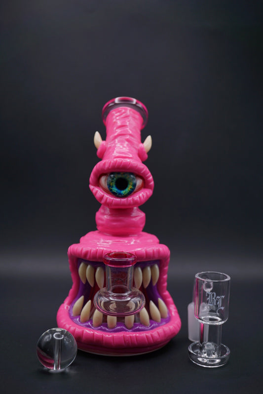 Monster Dab Rig van Glas – incl. Terp Slurper Set