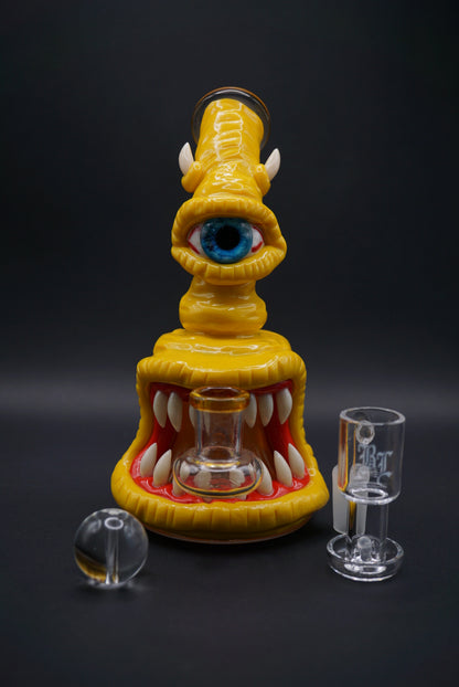 Monster Dab Rig aus Glas – inkl. Terp Slurper Set