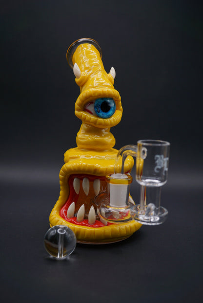 Monster Dab Rig aus Glas – inkl. Terp Slurper Set