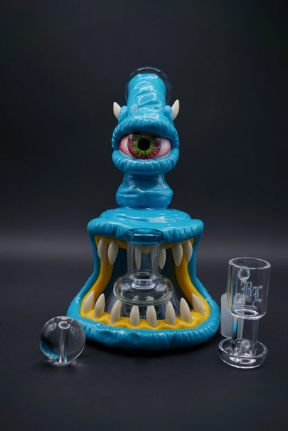 Monster Dab Rig aus Glas – inkl. Terp Slurper Set