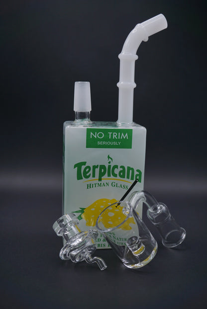 Terpicana Juice Dab Rig aus Glas – Banger & Carb Cap inklusive