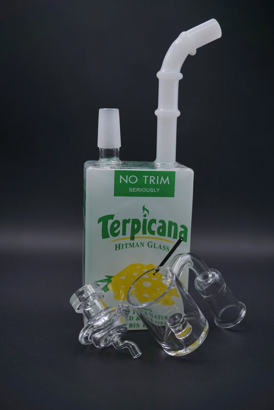 Terpicana Juice Dab Rig van Glas – incl. Banger & Carb Cap