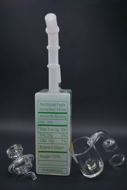 Terpicana Juice Dab Rig aus Glas – Banger & Carb Cap inklusive