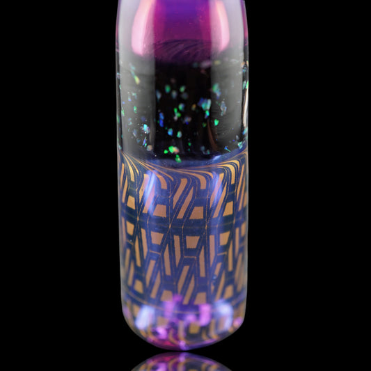 Hefe Glass glazen tip 12 mm met opal design en pattern