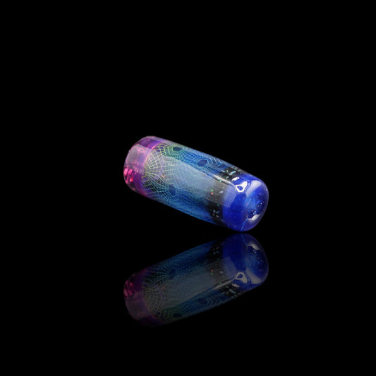 Hefe Glass glazen tip 12,5 mm met blauwe fade en paarse tip