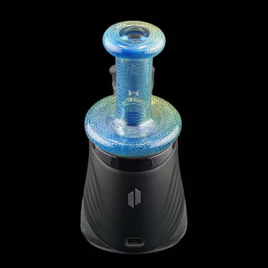 Puffco Peak & Peak Pro Glas Dry Top – Psychedelic Geometric Muster