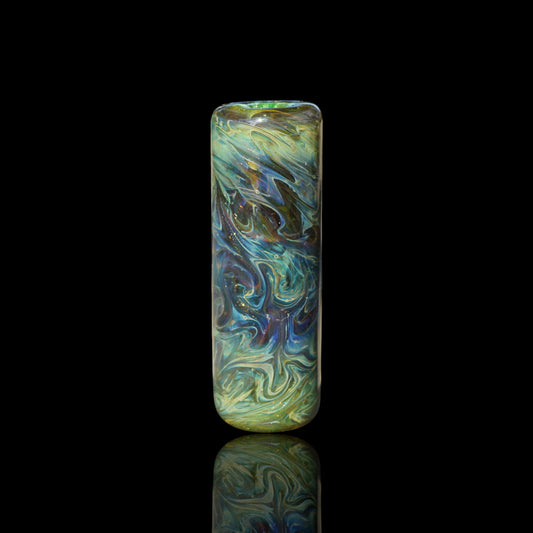 Finer Glass "Celestial Tide" 10,7 mm Glastip – 3-Loch Glasfilter für Joints