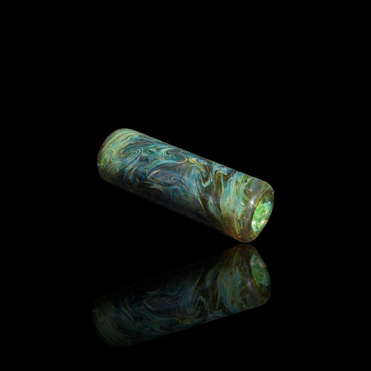 Finer Glass "Celestial Tide" 10,7 mm Glastip – 3-Loch Glasfilter für Joints