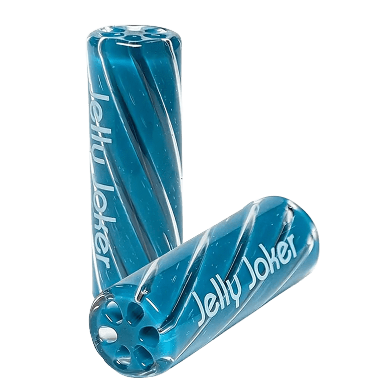 Glastip 10mm Glasfilter mit 6 Loch System Jelly Joker dark lake blue