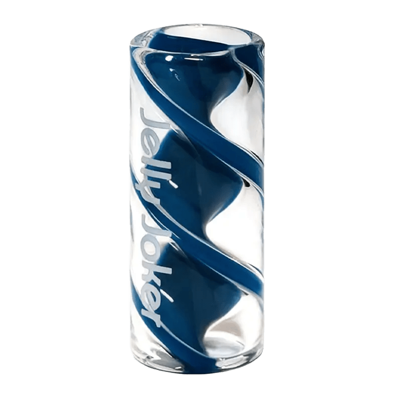 Glasfilter tip 12mm Durchmesser mit 30mm Länge in der Farbe dark blue