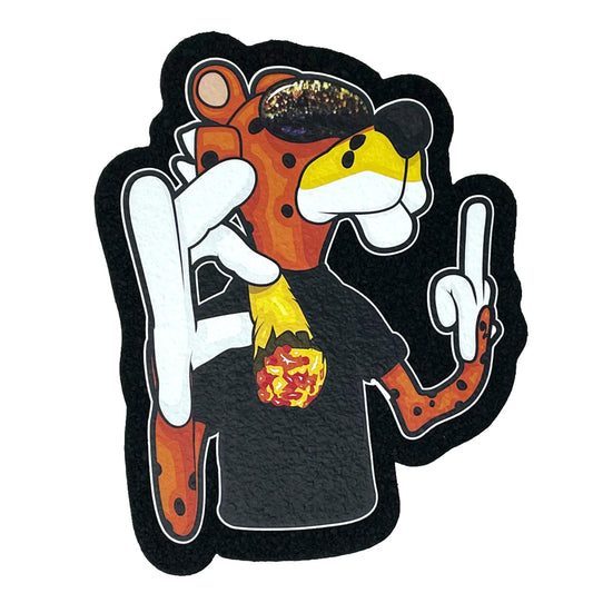 Moodmats Dab Mat – Gold Joint Rude Boy Glass