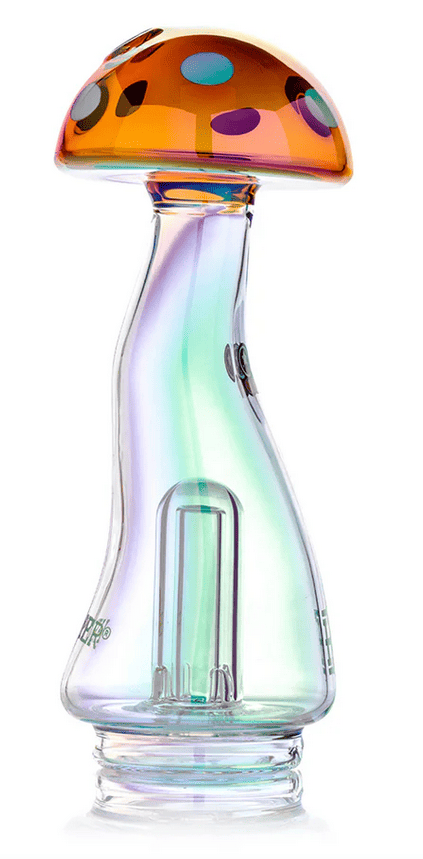 Puffco Peak Glas & Puffco Peak Pro Glas – Trippy Shroom Glasaufsatz mit Dome Perkolator von HEMPER