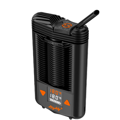Vaporizer Mighty Plus von Storz und Bickel mit geöffnetem Mundstück