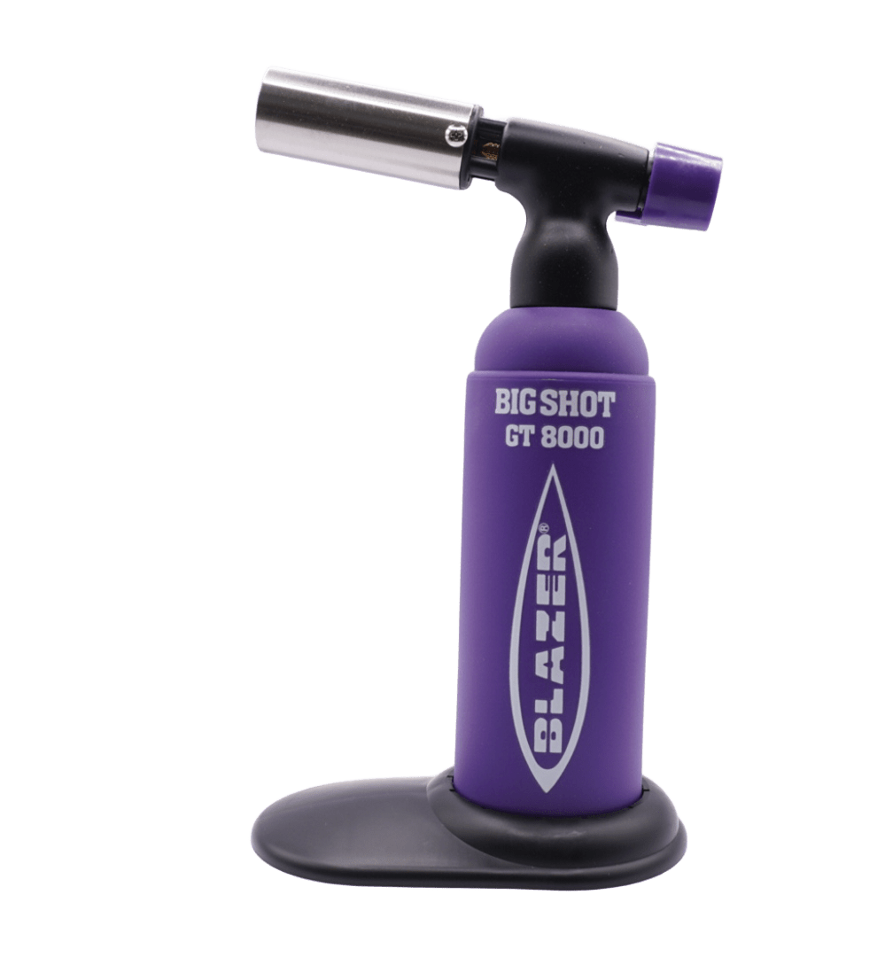 Blazer Big Shot GT8000 Dab Torch Purple Glow in the Dark Butane Torch