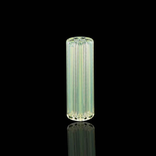 Blazing Blue Glass Arctic Jade collector glass tip with 7-hole design