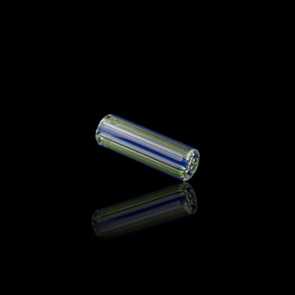Aurora Ridge handcrafted collector glass tip by Blazing Blue Glass