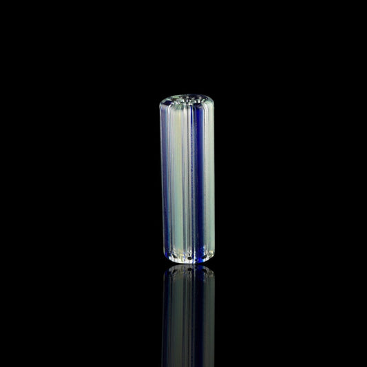Handcrafted Lunar Echo collector glass tip by Blazing Blue Glass
