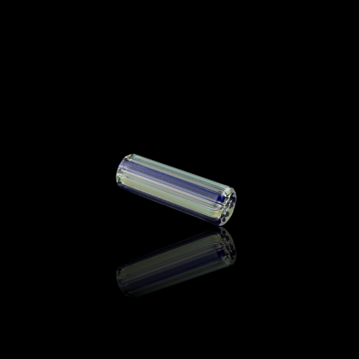 Blazing Blue Glass Lunar Echo collector glass tip with sapphire blue accents