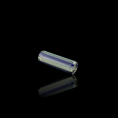 Blazing Blue Glass Lunar Echo collector glass tip with sapphire blue accents