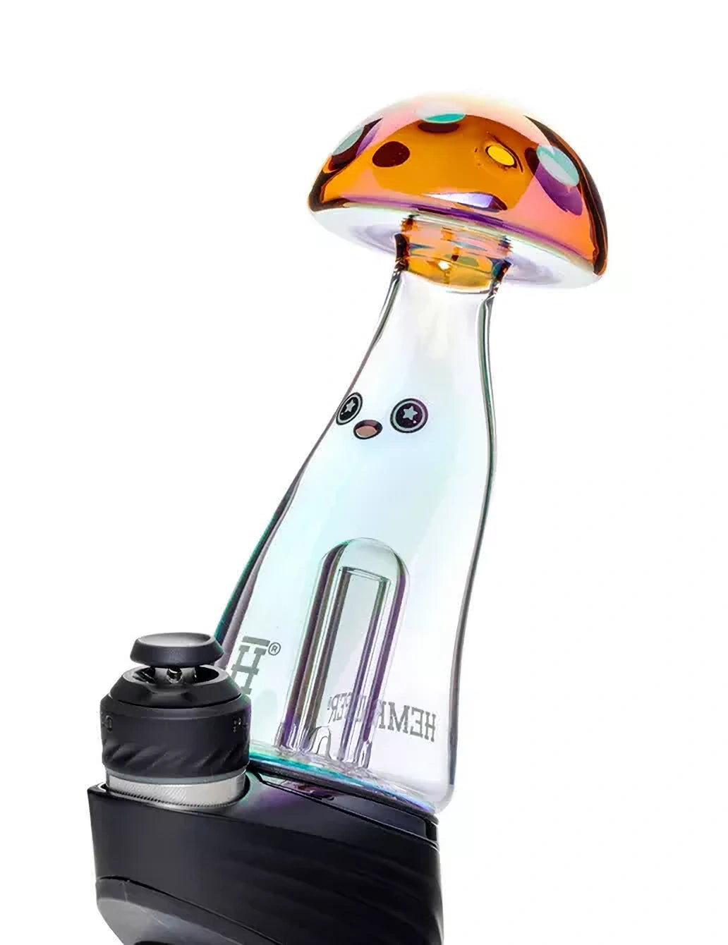 Puffco Peak Glas & Puffco Peak Pro Glas – Trippy Shroom Glasaufsatz mit Dome Perkolator von HEMPER