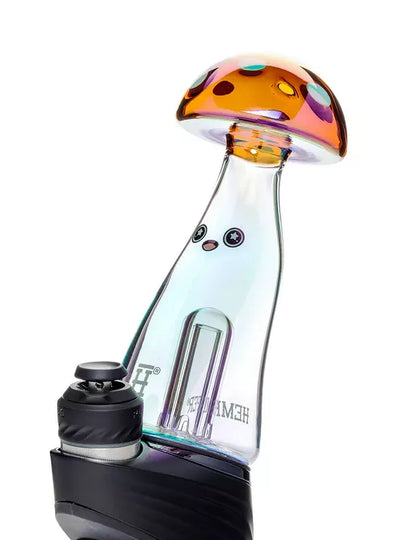 Puffco Peak Glas & Puffco Peak Pro Glas – Trippy Shroom Glasaufsatz mit Dome Perkolator von HEMPER