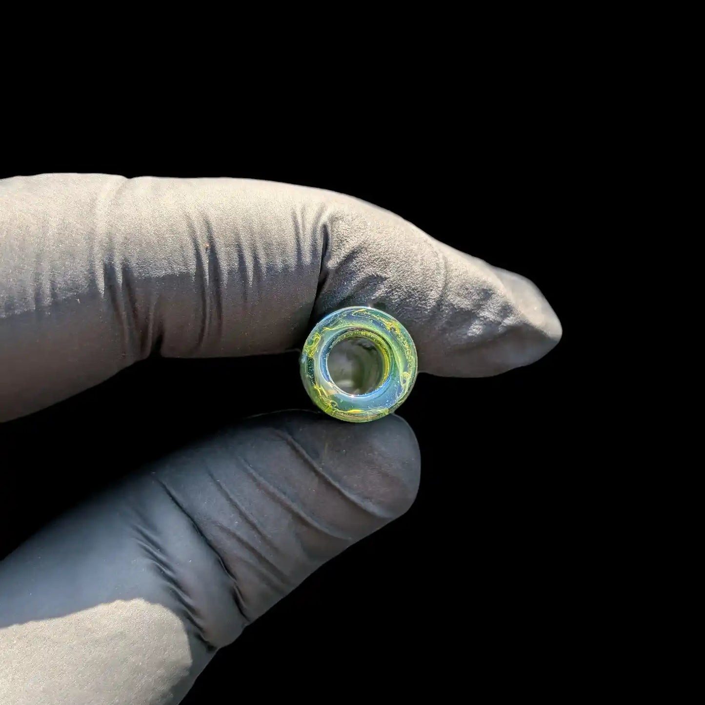 Direkter Durchzug des handgefertigten Emerald Surge UV Glastips
