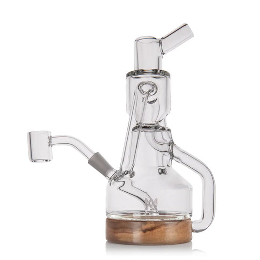Apex Dab Rig – Borosilikat Glas Dab Rig mit Walnuss von MJ Arsenal