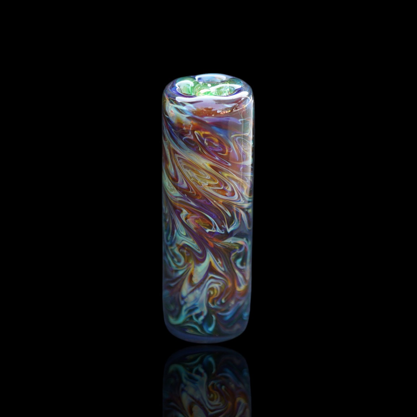 Finer Glass Electric Patina UV Glastip als handgefertigtes Einzelstück
