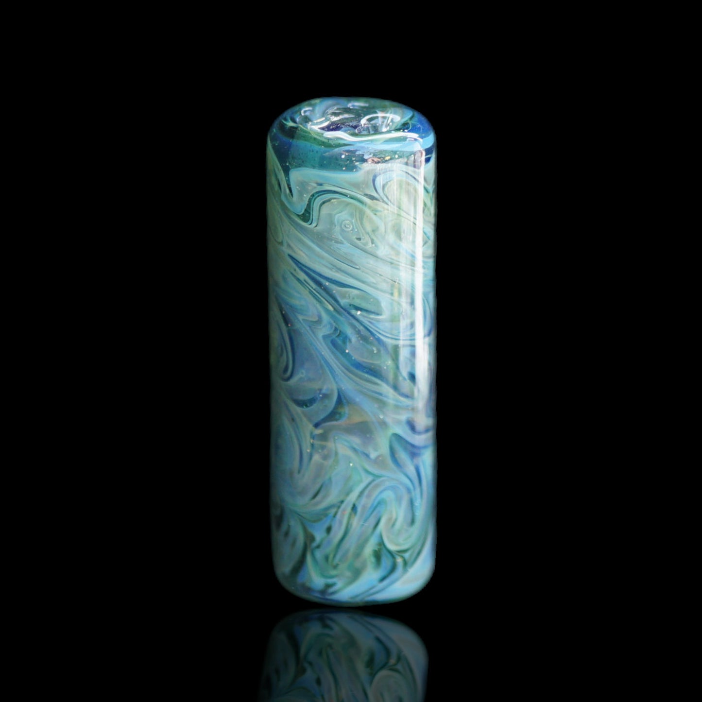 Finer Glass Mint Mirage Collector Glastip in Eisblau, Türkis und Mintgrün