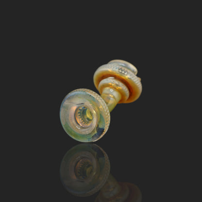 Glass by Yeti Cream Puffco Pivot glass mouthpiece made from borosilicate glass