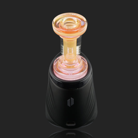 Custom Sunset Puffco Peak dry top by Glass by Yeti