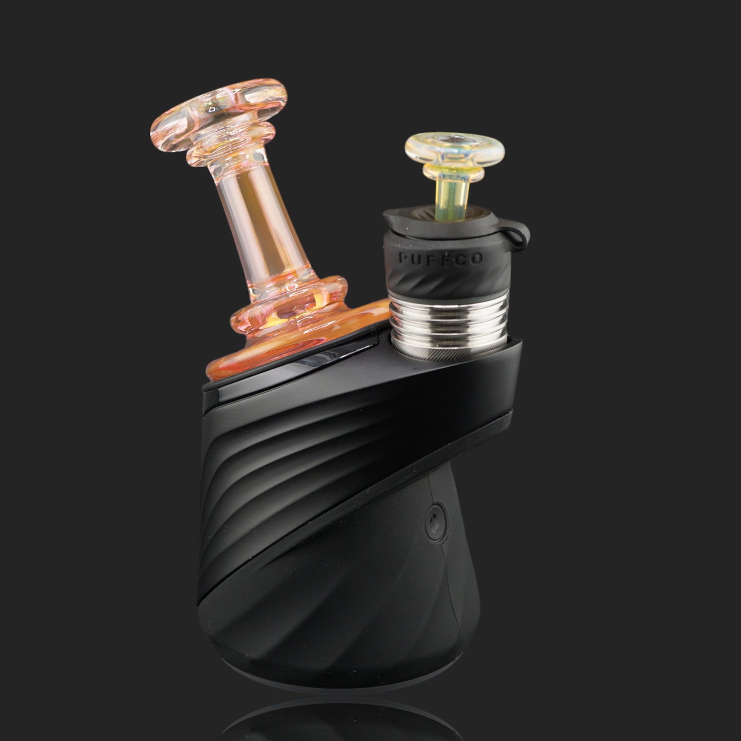 Glass by Yeti Peach Sunset 71mm dry top for Puffco Peak Pro