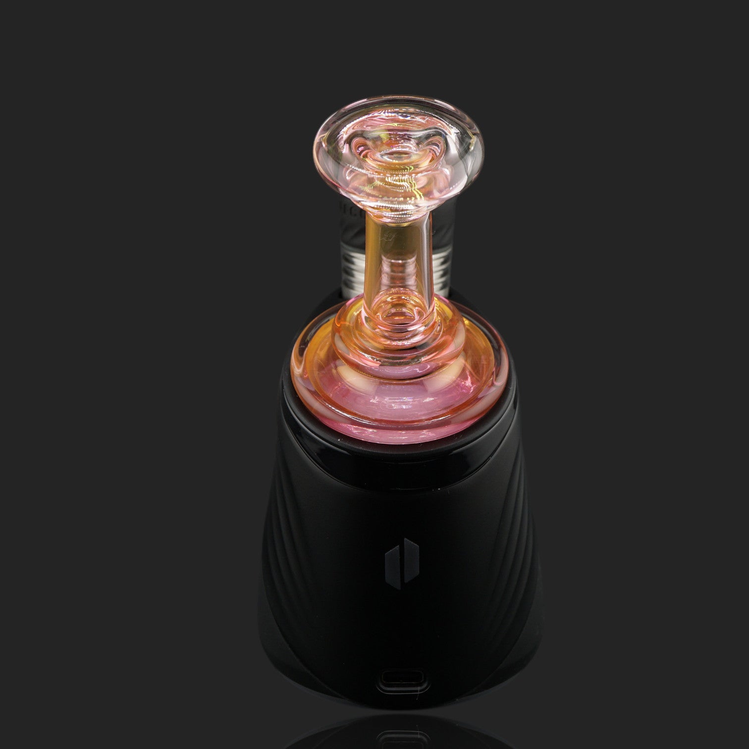 Handmade Peach Sunset Puffco Peak Pro glass attachment