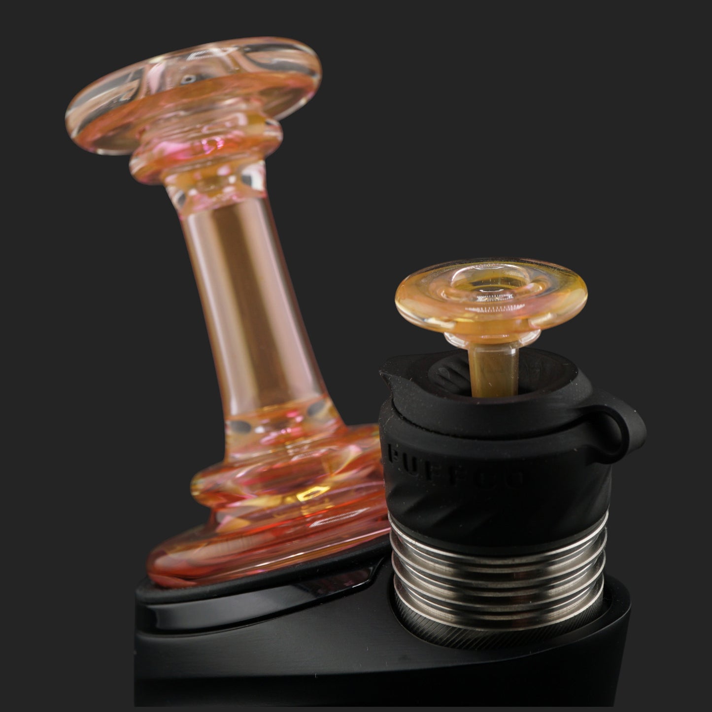 77mm Puffco Peak Pro dry top by Glass by Yeti with optional joystick cap