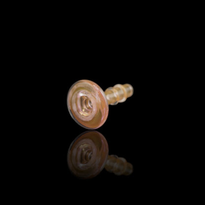 Peach Sunset Puffco Peak Pro Joystick Cap by Glass by Yeti side view