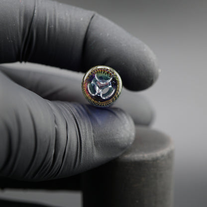 glass tip 11.8mm geometric pattern airflow detail handmade