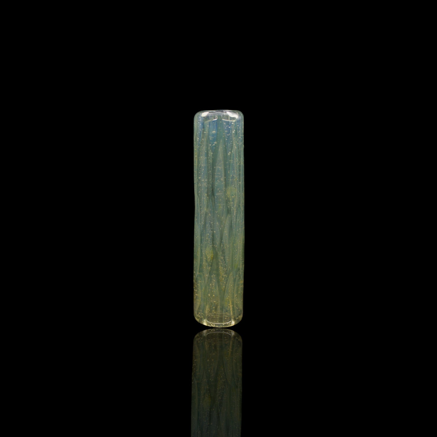 Glastip 10,7 mm grün gold stevehglass Glasfilter für Joints