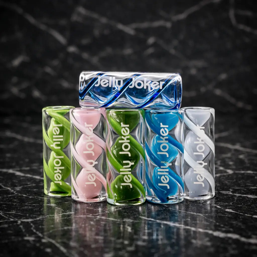 Glastip 12mm Glasfilter mit Spirale in verschiedenen Farben