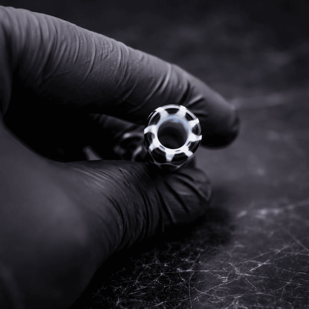 Glasfilter für Joints stevehglass 12,1mm Mundstück Detail